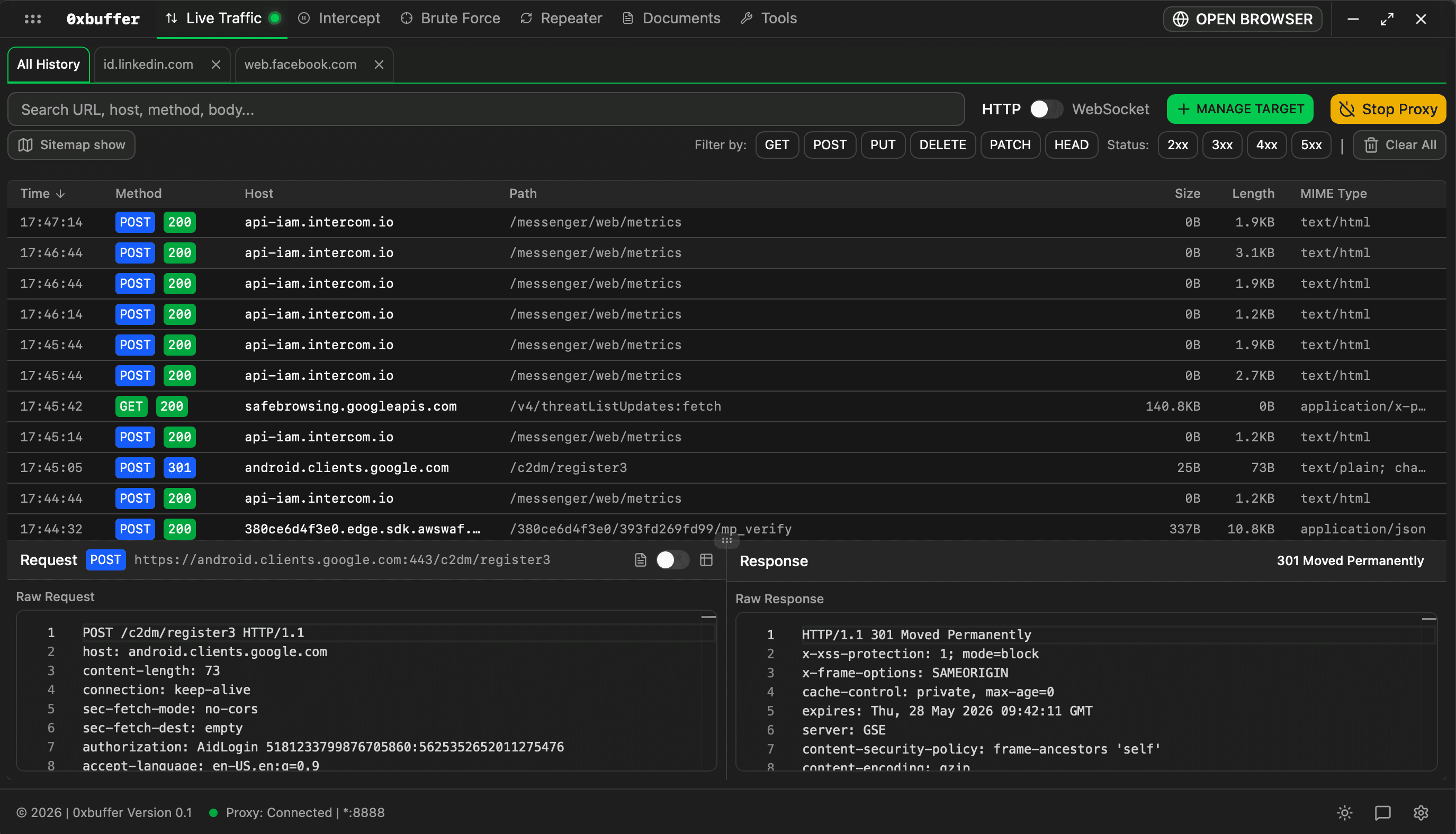 0xbuffer Interface