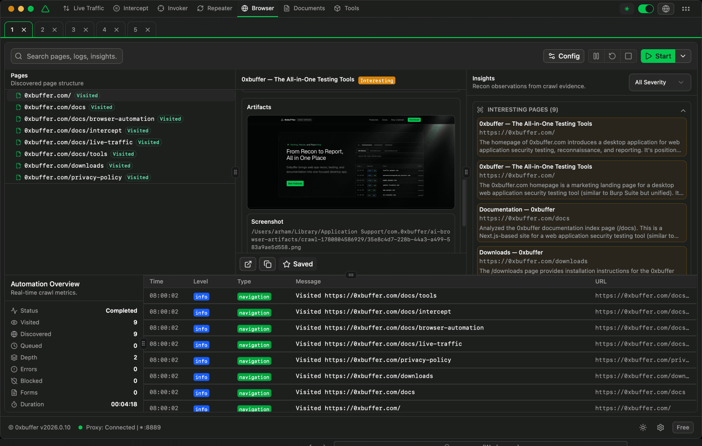Browser Automation overview